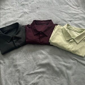 Set of 3, Men's Lululemon ShowZero Classic Fit Polo, XL